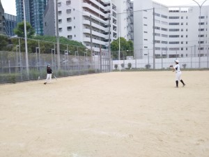 浦江運動場で練習！