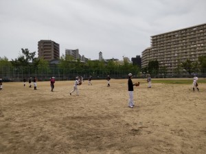 見学者さんも来られて