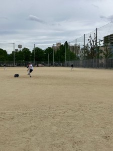 充実した今津運動場練習。