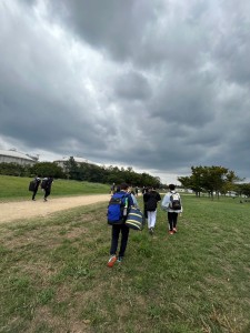 帰りも1時間かけて、