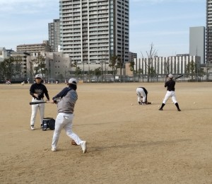 翌日の練習。