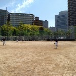 この日は、下福島で練習。