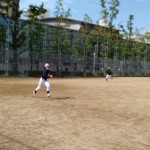 後はノックとかバッティング。