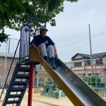 この日は、遊具いっぱいの
