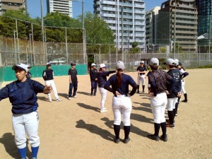 この日は浦江運動場。