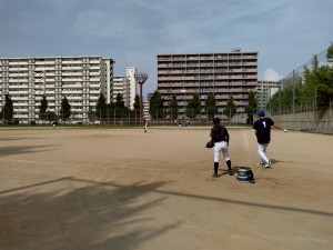 健康的に野球をしましょう。