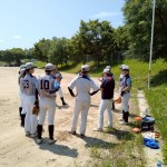 灼熱の蜻蛉池公園で