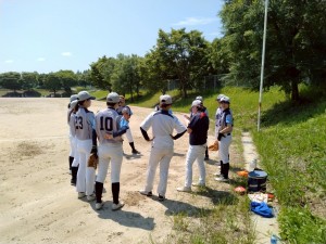 灼熱の蜻蛉池公園で