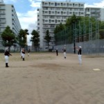 写真も2枚。磯路中高公園にて笑
