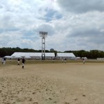 この日は灼熱の大阪城公園で
