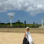 まだ練習前で余裕あるとき笑