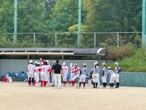 試合後は交流です！