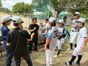 試合後にアイスを賭けての