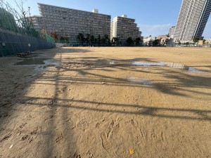 この日は下福島で練習。