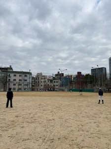 若者オンリーで練習。