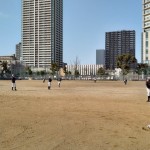 下福島運動場で練習です!