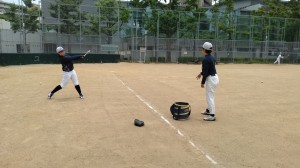 外野が8人？笑