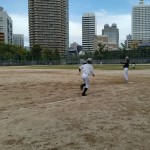 下福島運動場にて練習。