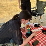 BBQの様子を