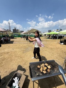 この日はBBQ！