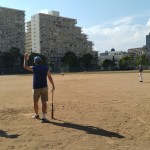 外で練習とか