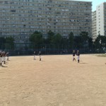 この日は下福島で練習。