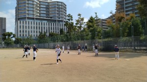 下福島運動場で