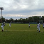 橘公園で地区予選。