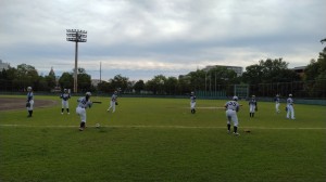 橘公園で地区予選。
