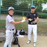 渡して表彰してたよ笑